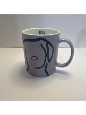 "Dog Person" Stoneware Coffee Tea Mug by Room Essentials 15 oz  Lavender. New.